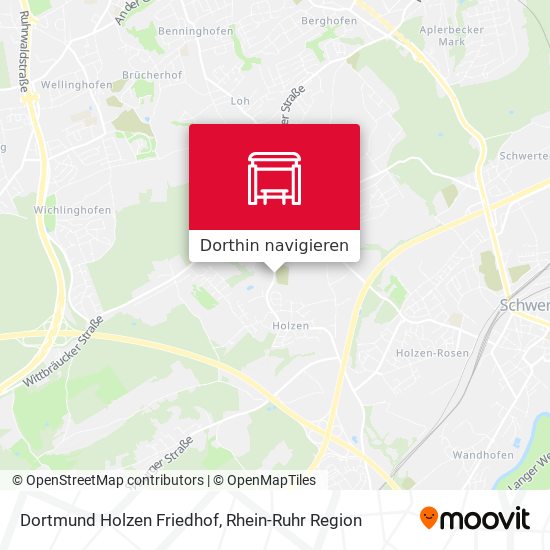 Dortmund Holzen Friedhof Karte