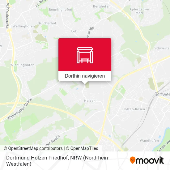 Dortmund Holzen Friedhof Karte