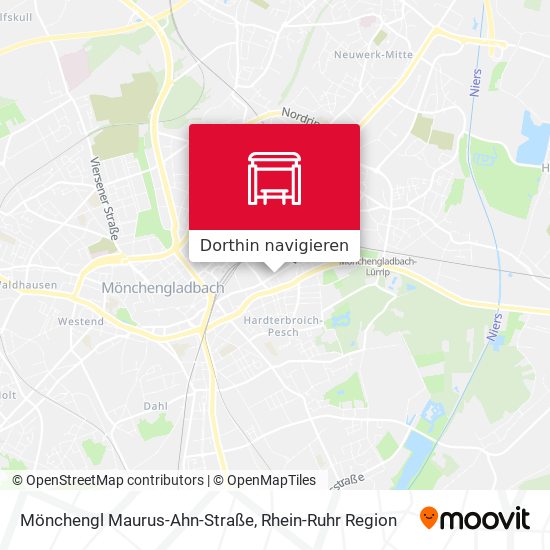 Mönchengl Maurus-Ahn-Straße Karte