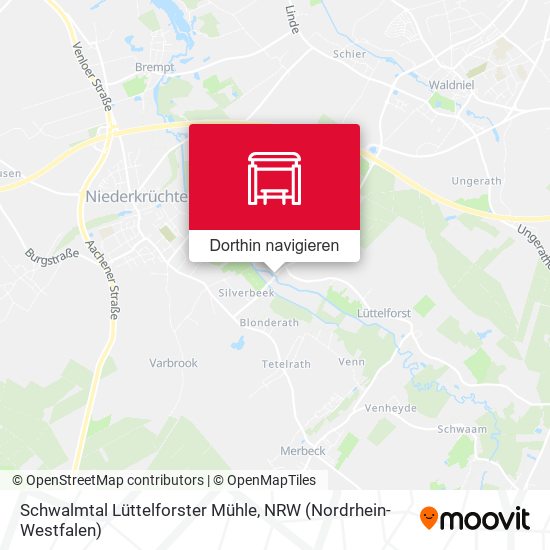 Schwalmtal Lüttelforster Mühle Karte