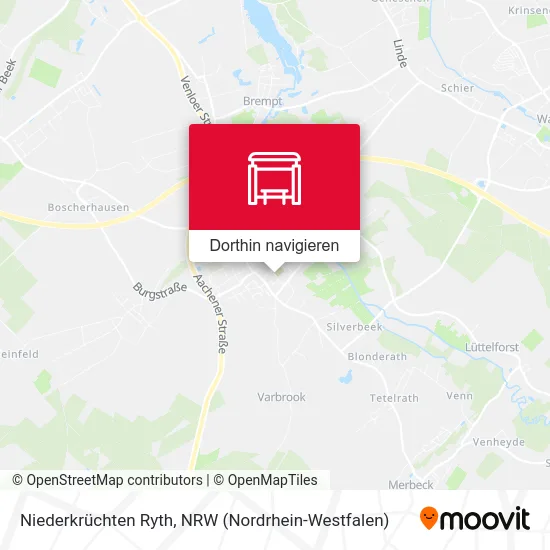 Niederkrüchten Ryth Karte