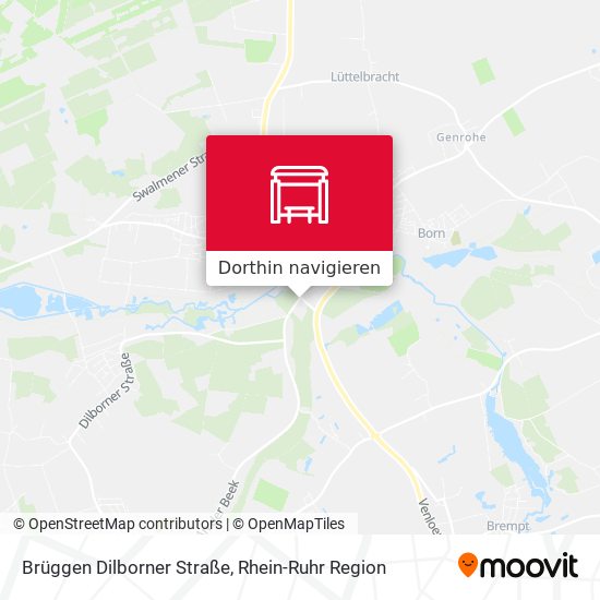Brüggen Dilborner Straße Karte