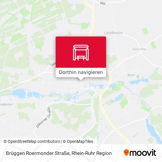 Brüggen Roermonder Straße Karte