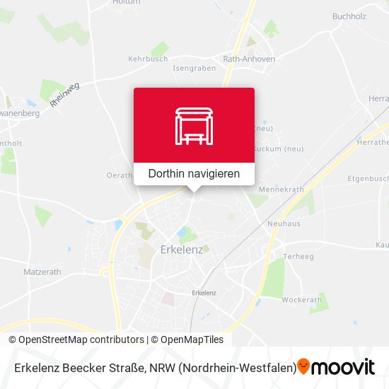 Erkelenz Beecker Straße Karte
