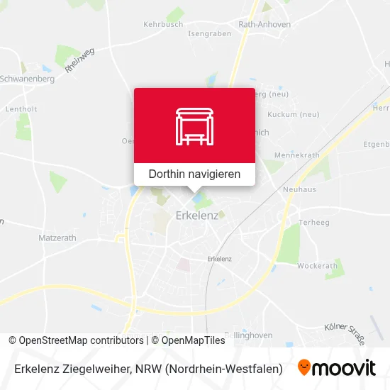 Erkelenz Ziegelweiher Karte
