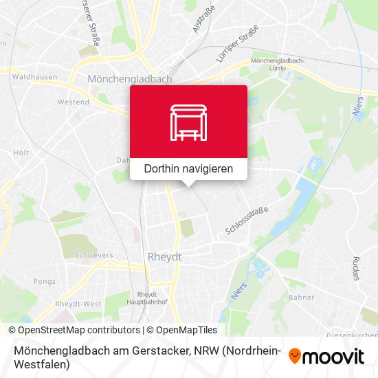 Mönchengladbach am Gerstacker Karte