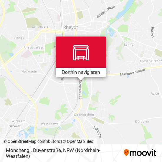Mönchengl. Duvenstraße Karte