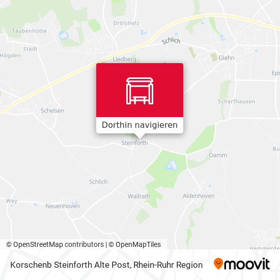 Korschenb Steinforth Alte Post Karte