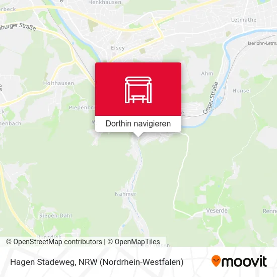 Hagen Stadeweg Karte