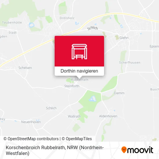 Korschenbroich Rubbelrath Karte