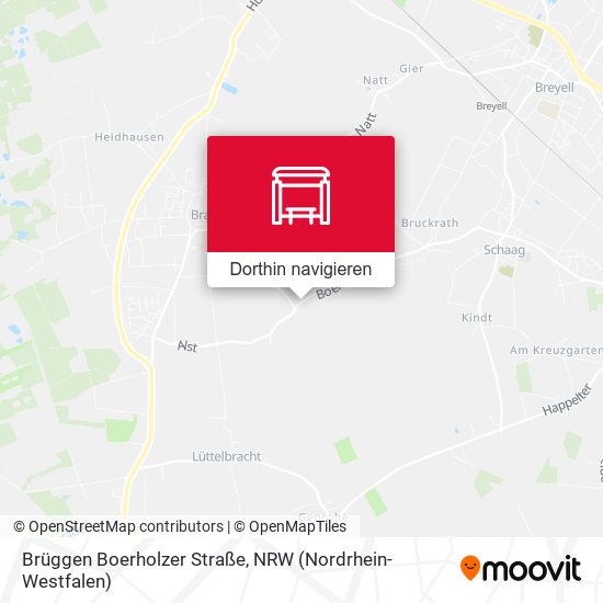 Brüggen Boerholzer Straße Karte