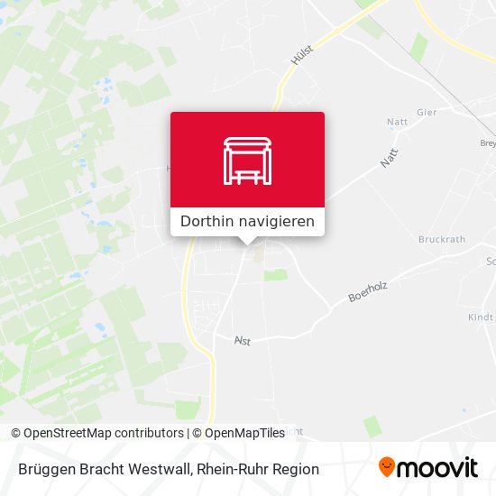 Brüggen Bracht Westwall Karte
