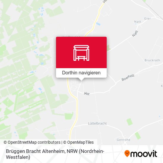 Brüggen Bracht Altenheim Karte