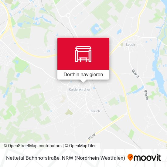 Nettetal Bahnhofstraße Karte