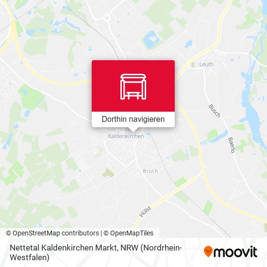 Nettetal Kaldenkirchen Markt Karte
