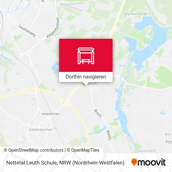 Nettetal Leuth Schule Karte