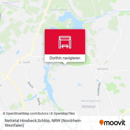 Nettetal Hinsbeck,Schlöp Karte