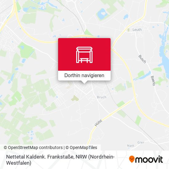 Nettetal Kaldenk. Frankstaße Karte