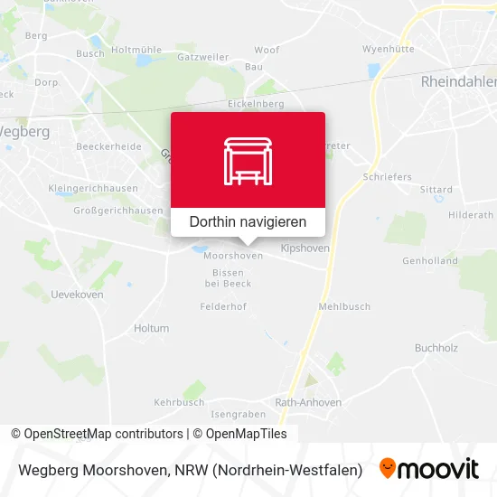 Wegberg Moorshoven Karte