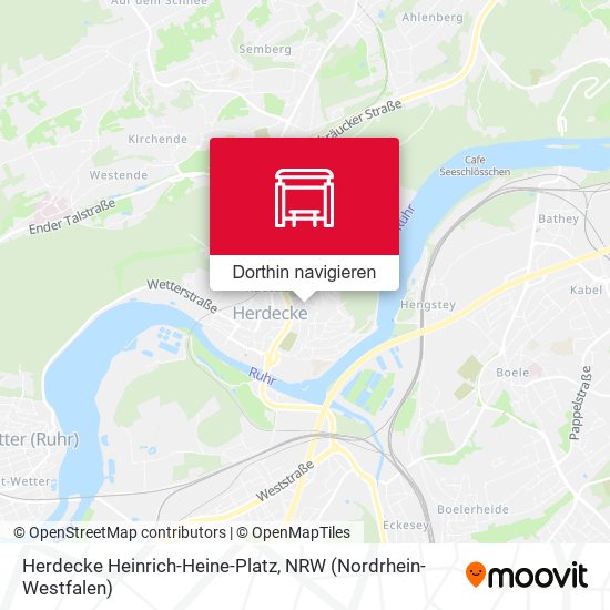 Herdecke Heinrich-Heine-Platz Karte