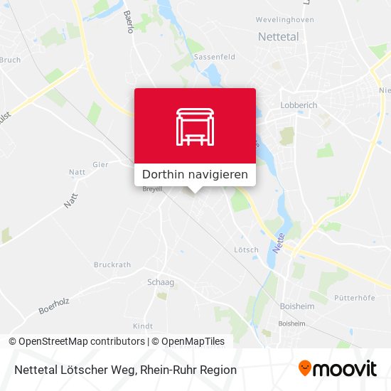 Nettetal Lötscher Weg Karte