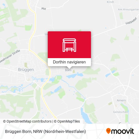 Brüggen Born Karte