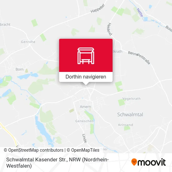 Schwalmtal Kasender Str. Karte