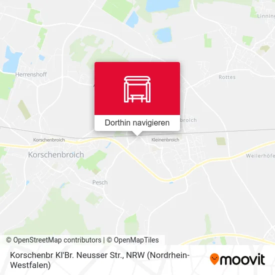 Korschenbr Kl'Br. Neusser Str. Karte