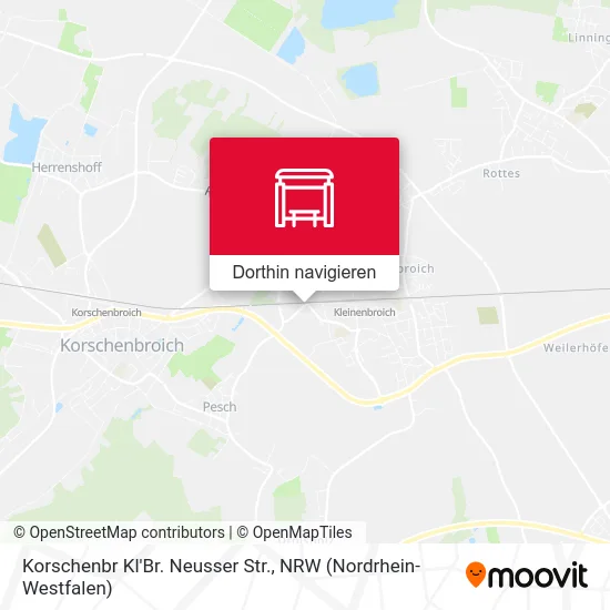 Korschenbr Kl'Br. Neusser Str. Karte