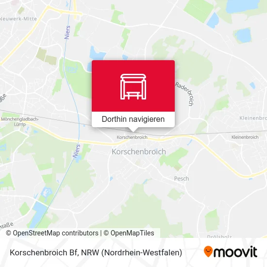 Korschenbroich Bf Karte
