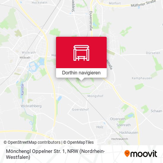 Mönchengl Oppelner Str. 1 Karte