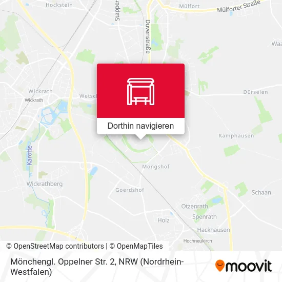 Mönchengl. Oppelner Str. 2 Karte
