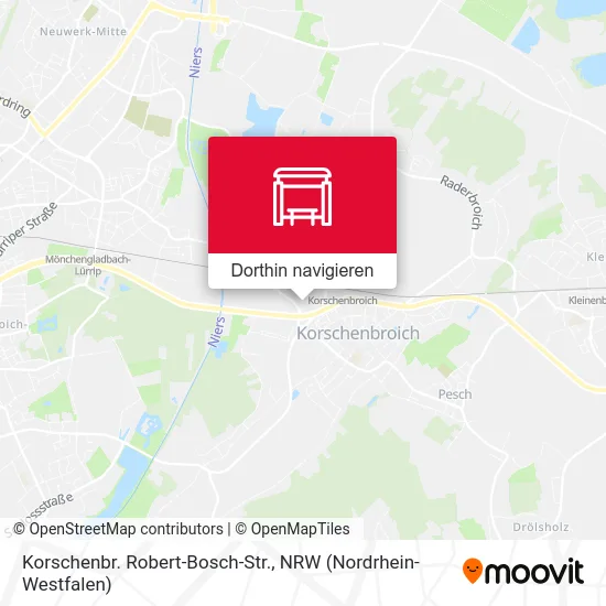 Korschenbr. Robert-Bosch-Str. Karte