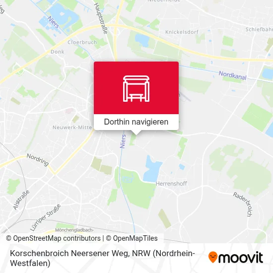 Korschenbroich Neersener Weg Karte
