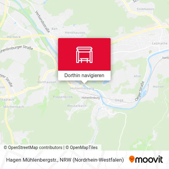 Hagen Mühlenbergstr. Karte
