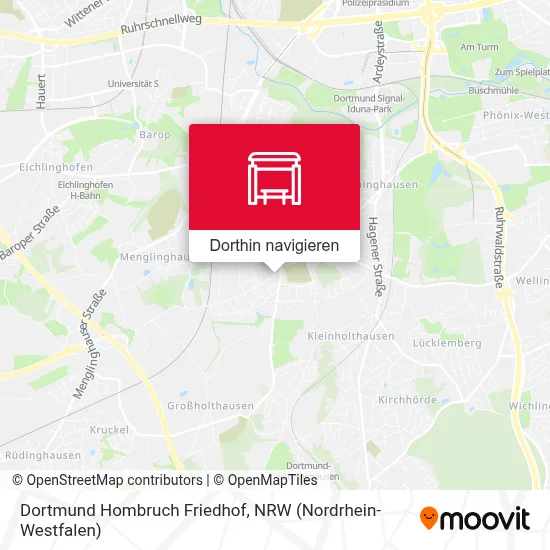 Dortmund Hombruch Friedhof Karte