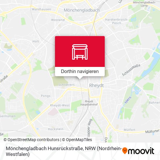 Mönchengladbach Hunsrückstraße Karte
