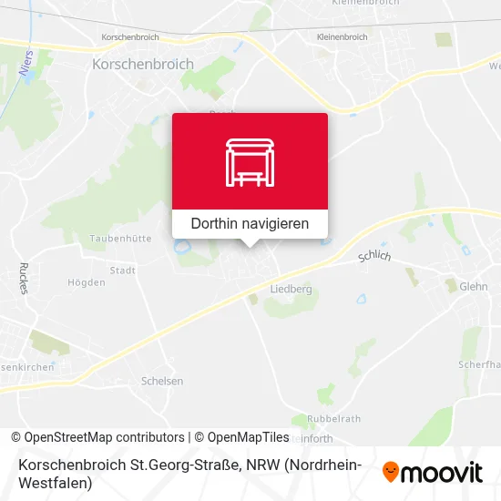 Korschenbroich St.Georg-Straße Karte