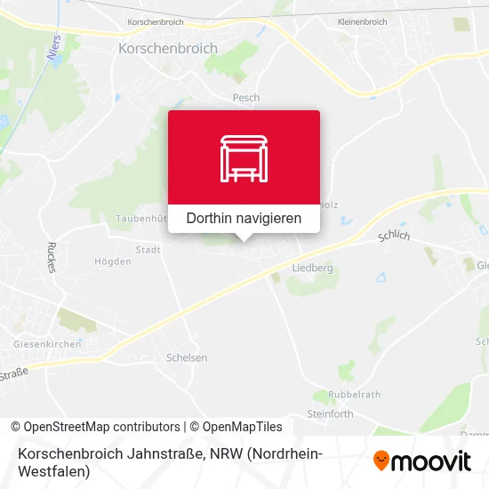 Korschenbroich Jahnstraße Karte