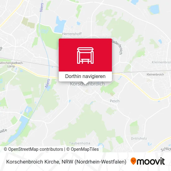 Korschenbroich Kirche Karte