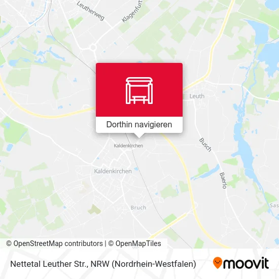 Nettetal Leuther Str. Karte