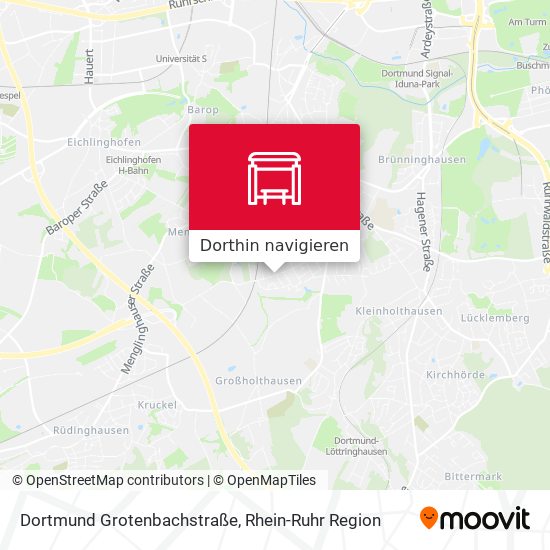 Dortmund Grotenbachstraße Karte