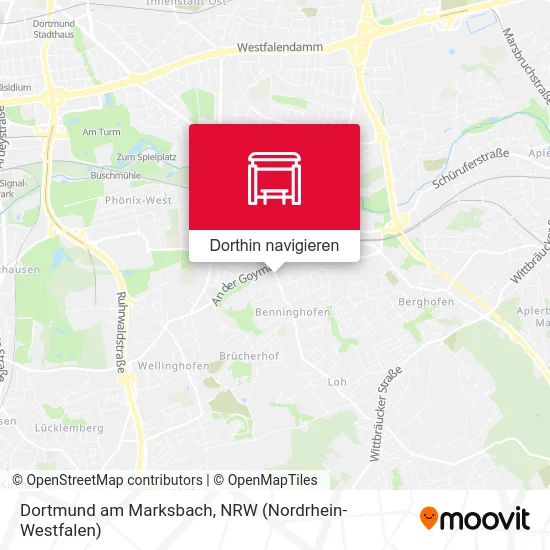 Dortmund am Marksbach Karte