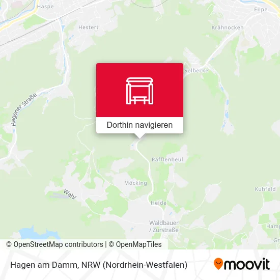 Hagen am Damm Karte