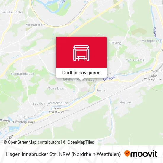 Hagen Innsbrucker Str. Karte