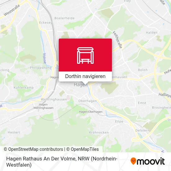Hagen Rathaus An Der Volme Karte