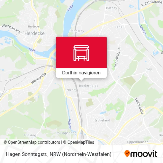 Hagen Sonntagstr. Karte