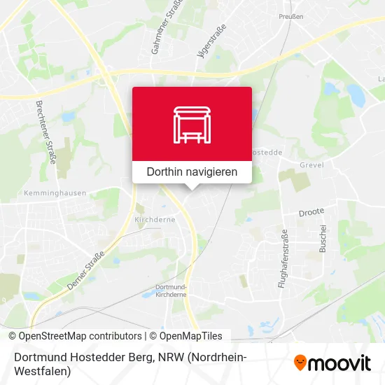 Dortmund Hostedder Berg Karte