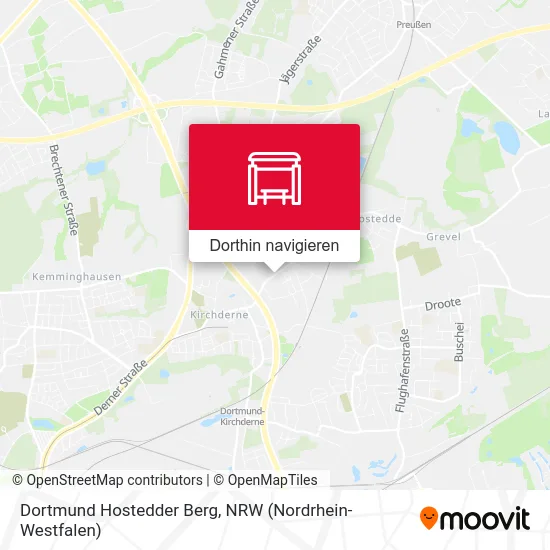 Dortmund Hostedder Berg Karte