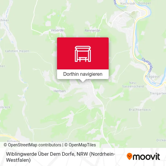 Wiblingwerde Über Dem Dorfe Karte